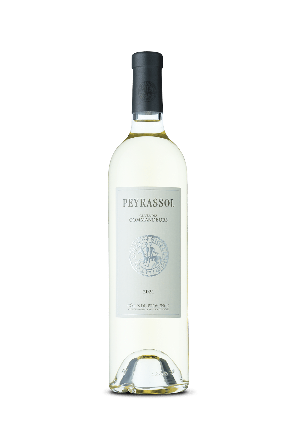 Cuvée des Commandeurs Blanc Peyrassol, vin blanc de marque du domaine de la Commanderie de Peyrassol (vin de provence)